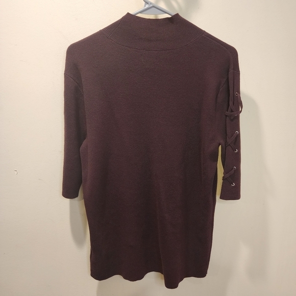 BOLD elements women's brown Short Sleeves sweater top NWT size XL - Picture 8 of 11